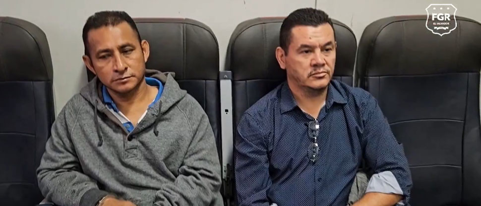 FGR verifica extradición de dos salvadoreños reclamados por la justicia de los E.E.U.U