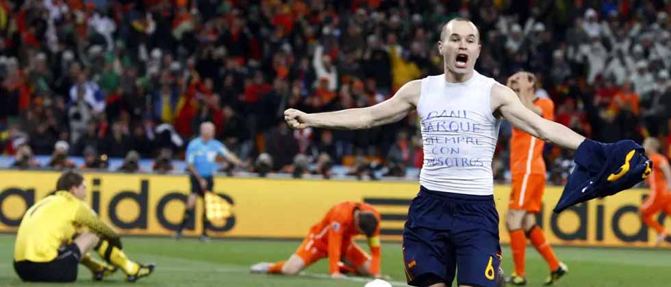 Andrés Iniesta se retira del fútbol a sus 40 años