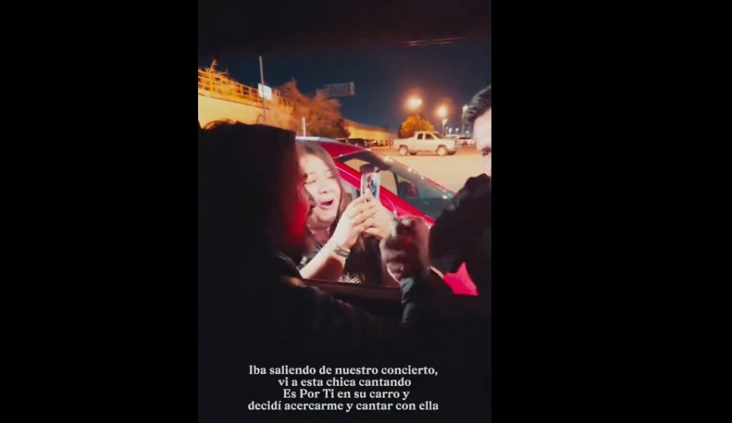 Viral: Juanes sorprende a fan cantando «Es por ti» y decide acompañarla mientras conducían