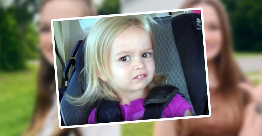 Así luce la famosa niña de los memes en el 2024; se volvió viral por su singular cara de confusión