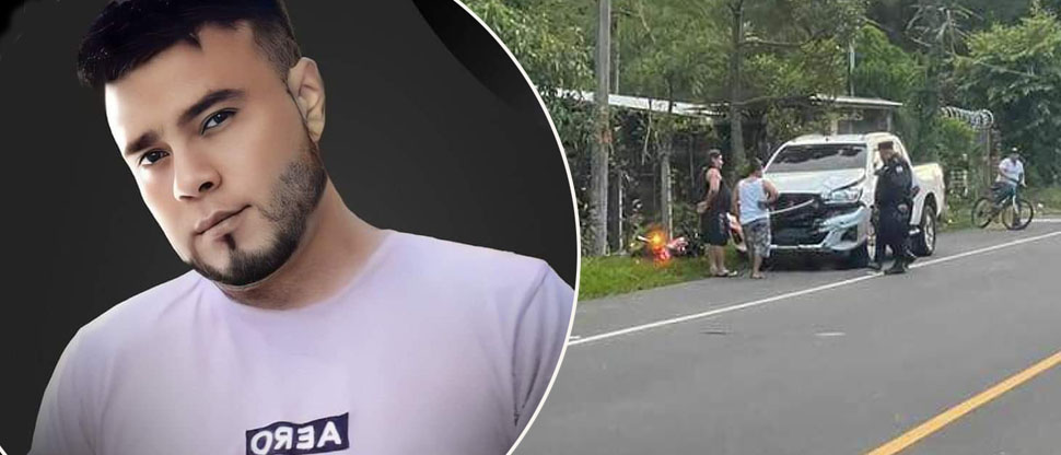 Él era Óscar, motociclista que perdió la vida arrollado por un vehículo en Chalatenango