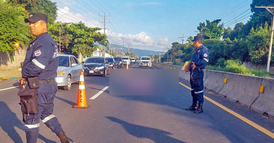 Motociclista pierde la vida tras pierde el control y accidentarse en Sonsonate