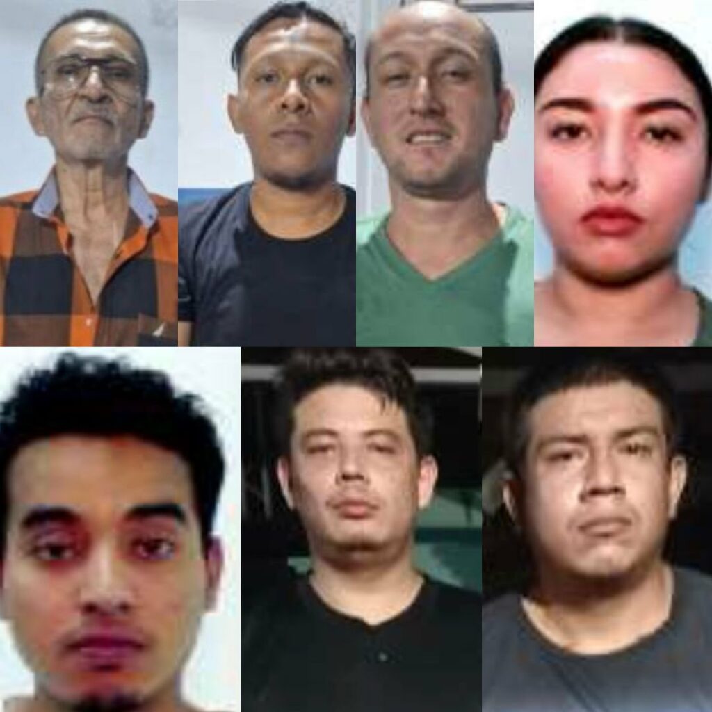 Capturan a siete narcotraficantes en dos operativos a lo largo del país