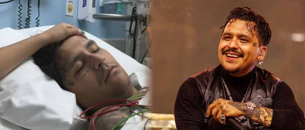 Christian Nodal es hospitalizado de emergencia