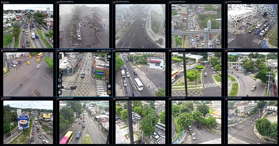 VMT habilita 4 nuevas cámaras de videovigilancia en diferentes puntos de San Salvador