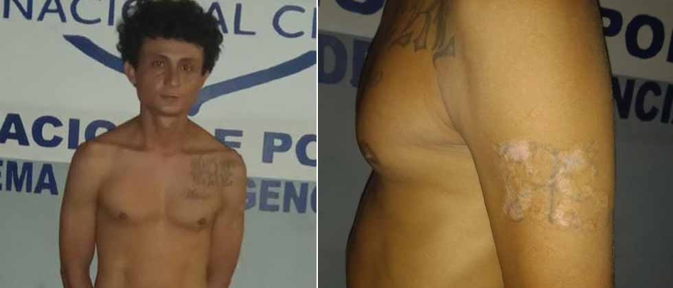 Arrestan a MS que se quemó los tatuajes para evitar la cárcel