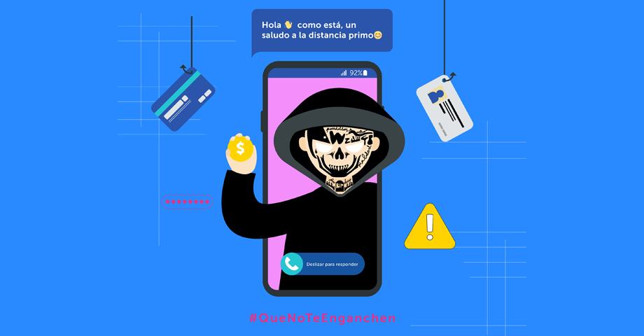 Continúa campaña #QueNoteEnganchen para evitar que salvadoreños caigan en estafas