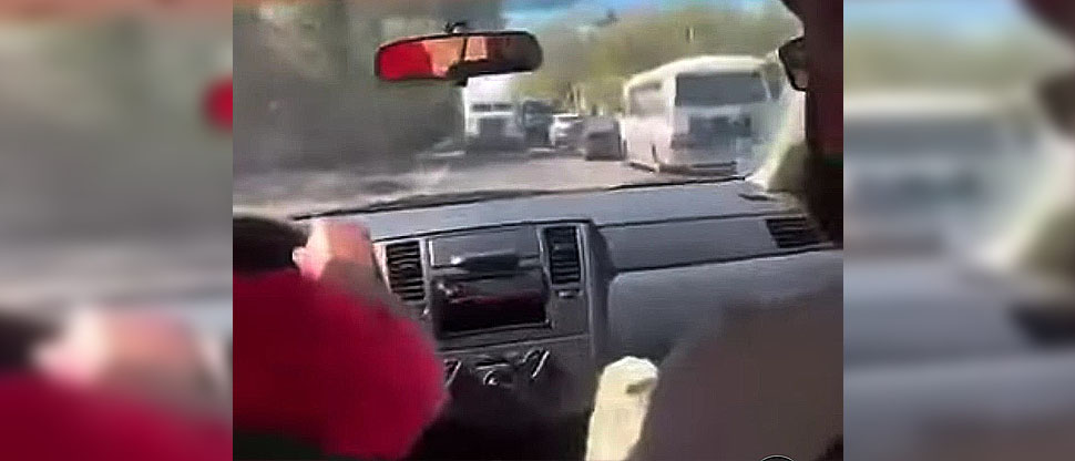 Conductor en sentido contrario casi provoca una tragedia en carretera Troncal del Norte