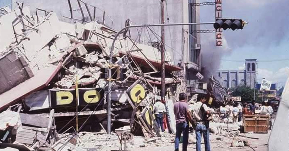 Se cumplen 38 años del potente terremoto que sacudió a El Salvador en 1986