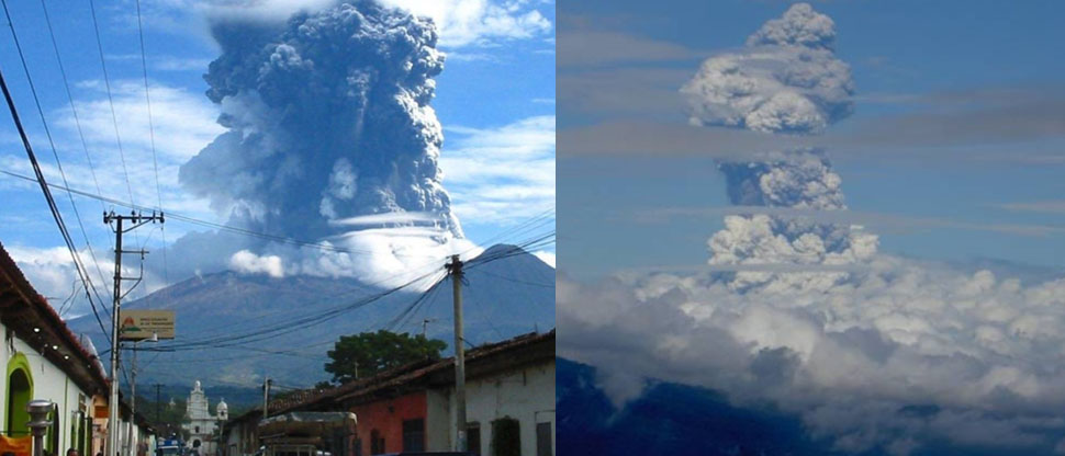 Un día como hoy hace 19 años, hizo erupción el volcán Ilamatepec de Santa Ana