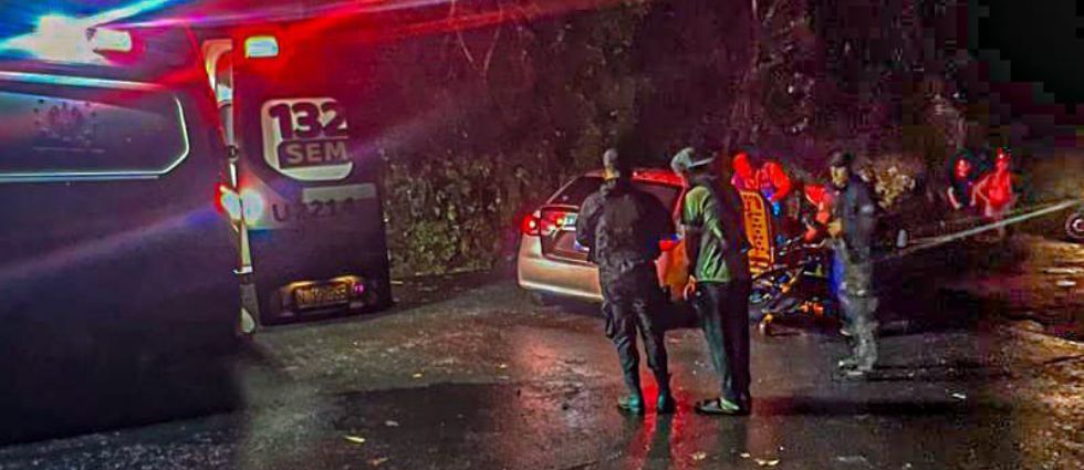 Fuerte accidente deja un lesionado en la carretera Litoral