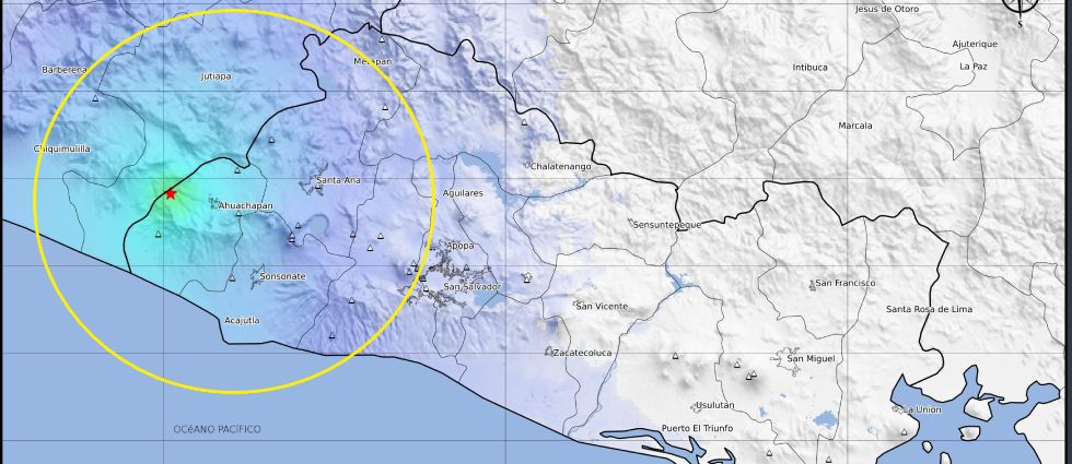 MARN reporta actividad sísmica en Tacuba tras temblor de 4.2 grados registrado en la tarde