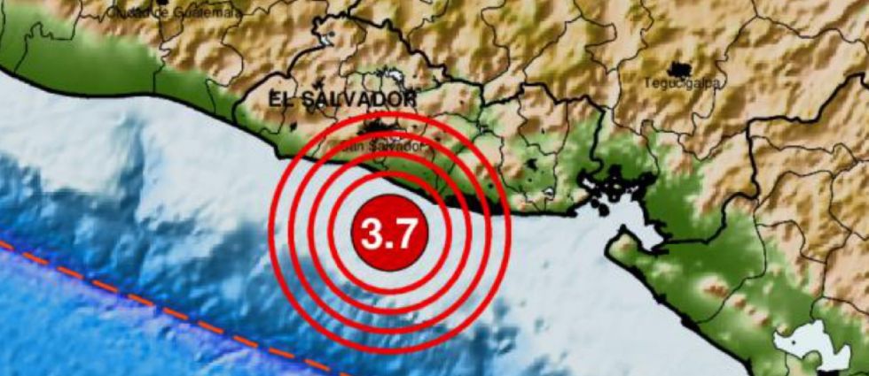 Sismo sacude parte de El Salvador durante la madrugada