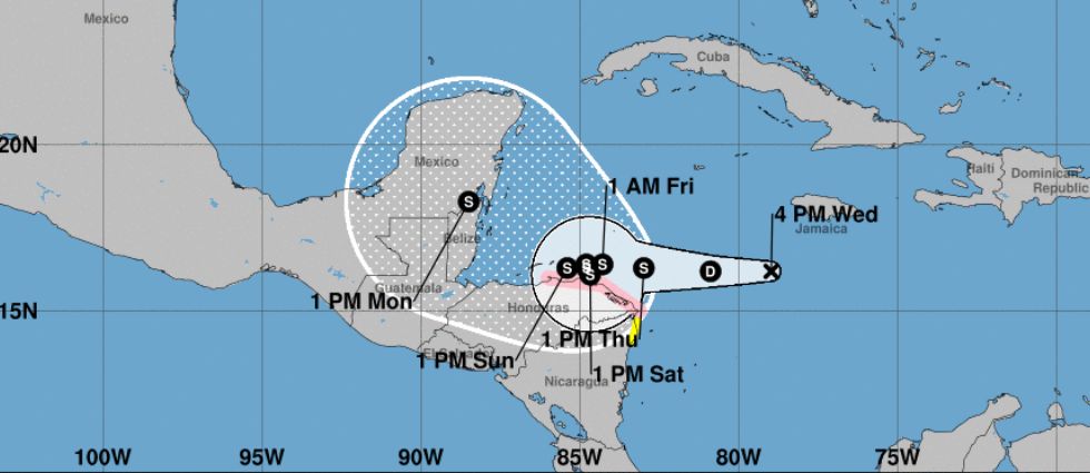 Se forma ciclón tropical que traerá tormentas a El Salvador en las tardes y noches de los próximos días
