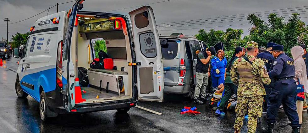 Reportan cuatro lesionados tras siniestro carretera a Zacatecoluca
