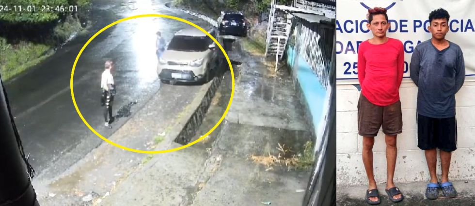 Policías capturan a sujetos que se dedicaban a hurtar piezas de vehículos en Ciudad Delgado