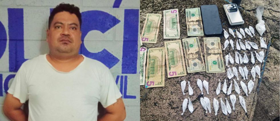 Arrestan a pandillero de la 18-R en la populosa colonia Zacamil y le incautan droga