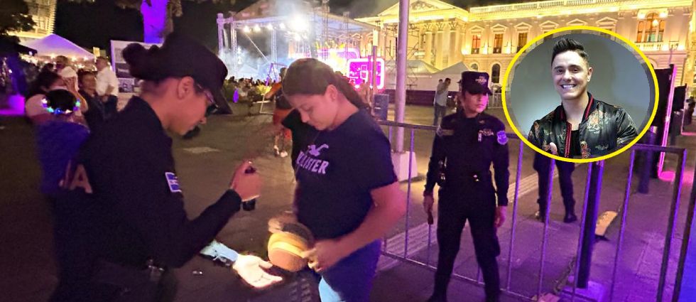 Policías copan el Centro Histórico para dar seguridad durante concierto de Joey Montana