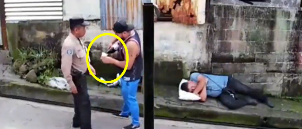 Denuncian a agente del CAM de La Libertad Este, por consumir bebidas embriagantes en horas laborales