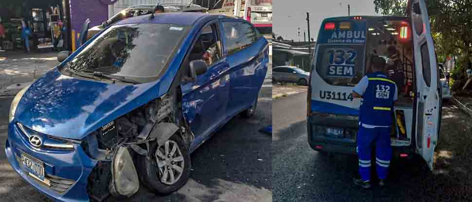 Conductor de 39 años termina lesionado en la Miralvalle