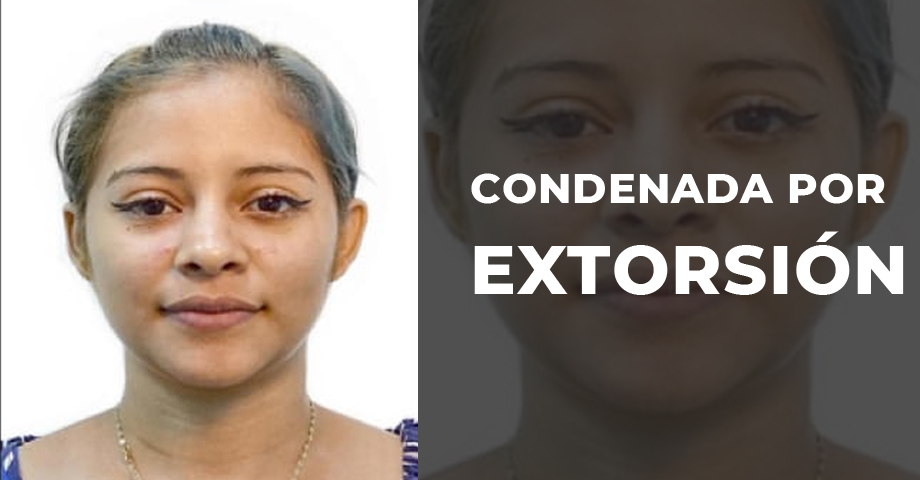 Jovencita es atrapada cuando recogía dinero de la “renta” y es condenada a prisión