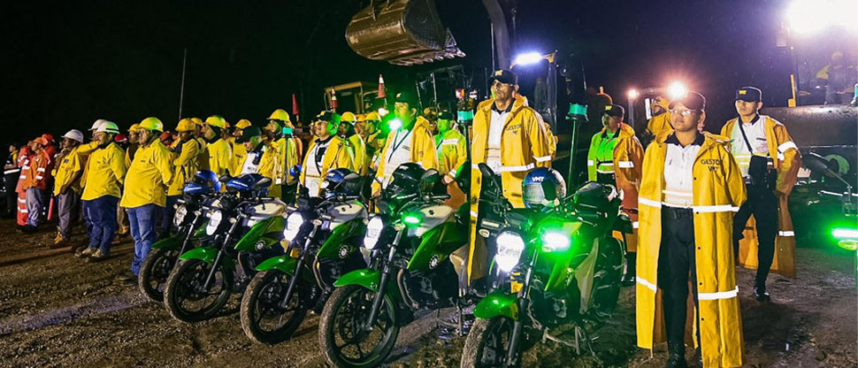 MOPT despliega equipos para responder a emergencias provocadas por la tormenta Sara