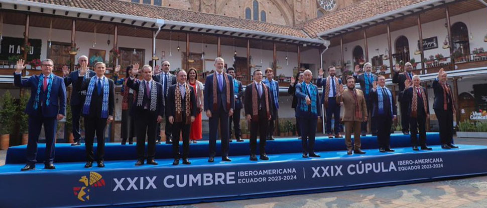Vicepresidente Ulloa destaca en cumbre en Ecuador el éxito del Gobierno en el combate de las pandillas