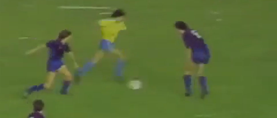 Hace 41 años el “Mágico” le marcó este golazo al Barca