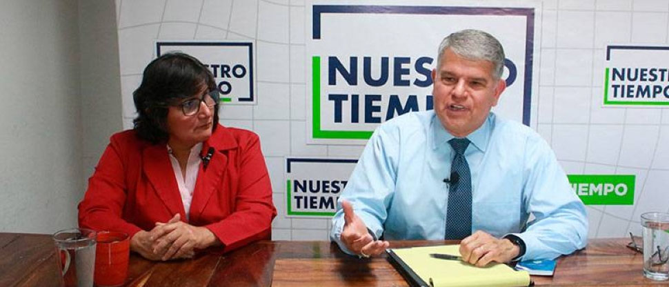 Excandidato presidencial de Nuestro Tiempo afirma que Bukele es “discípulo de Satanás”