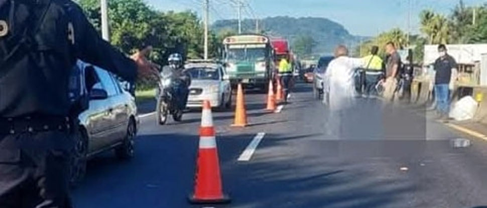 Reportan motociclista fallecido en carretera hacia Sonsonate
