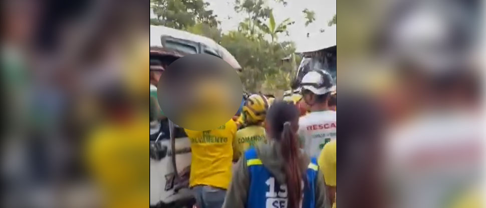 Así fue la angustiante liberación de microbusero de la ruta 140 que chocó contra camión 
