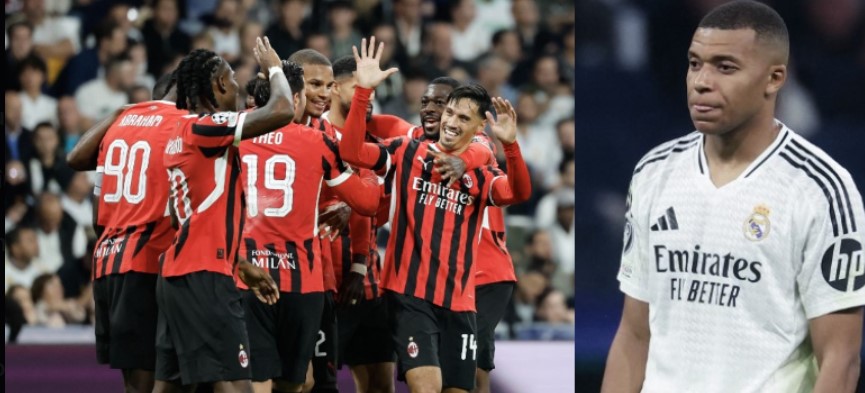 El Milan conquista el Santiago Bernabéu ante un Madrid que no levanta cabeza