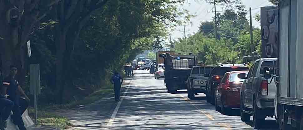 Reportan accidente en la zona del Tronconal en la carretera Longitudinal del Norte
