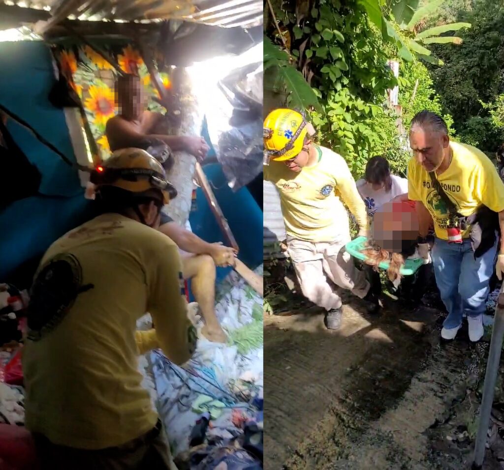 Árbol cae sobre vivienda en Cuscatancingo y deja a una mujer lesionada