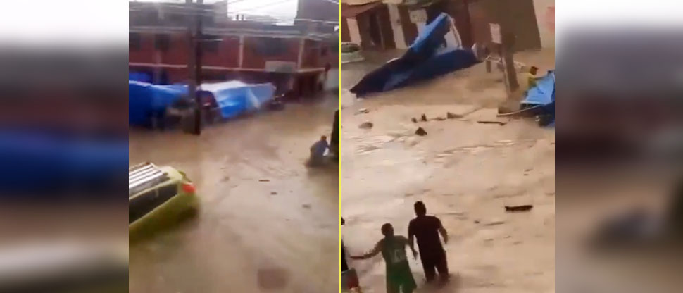 Bolivia: Torrencial lluvia causa severas inundaciones y suspensión de energía eléctrica en Tarija