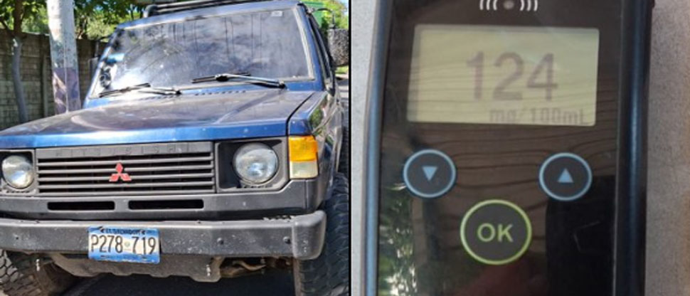 Conductor pasará encerrado en las bartolinas policiales por manejar borracho