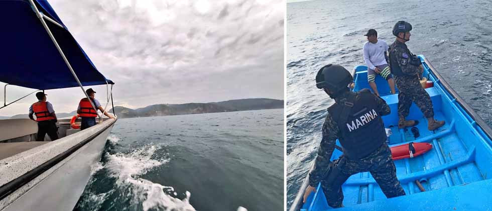 Realizan labores de busqueda de joven que fue arrastrado por corriente marina en La Libertad