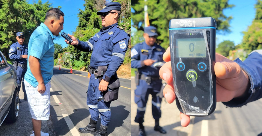 Este es el resultado que todo conductor debe presentar al someterse a una prueba de alcotest