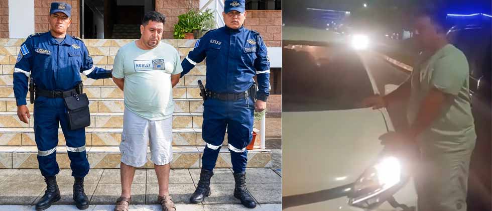 Ubican y capturan a conductor borracho que ocasionó un accidente de tránsito