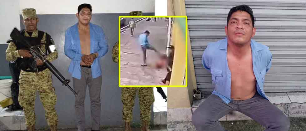 Capturan a sujeto que dejó inconsciente a un mujer tras darle una patada en la cara