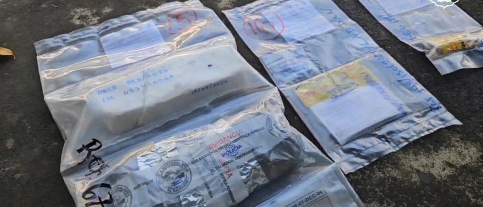 FGR verifica droga incautada que será destruida en predio de Changallo, Ilopango