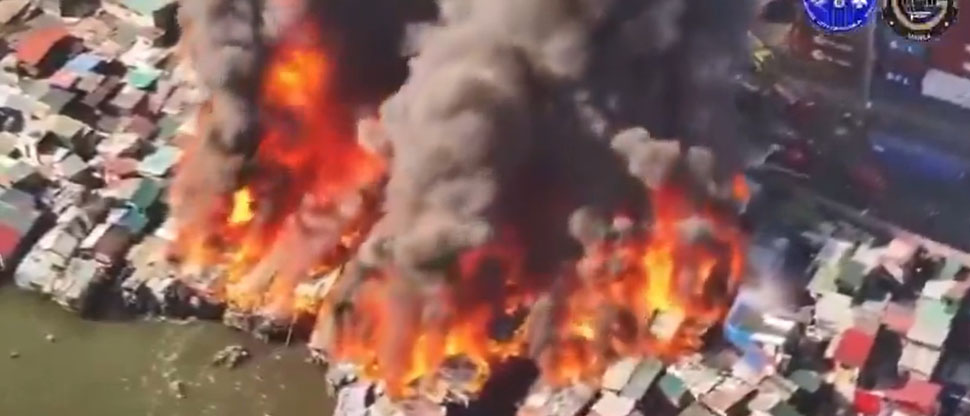 FILIPINAS: Incendio consume mil viviendas en Manila