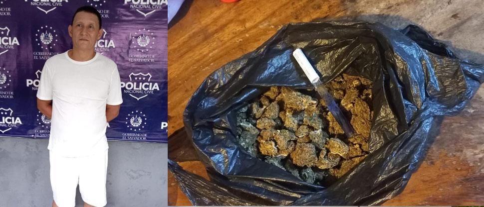 PNC captura al “Piquirrín” un peligroso pandillero de la MS que operaba en Sonsonate