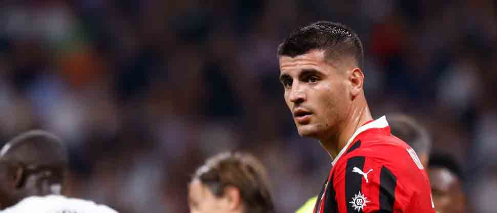 Morata hospitalizado por un golpe en la cabeza