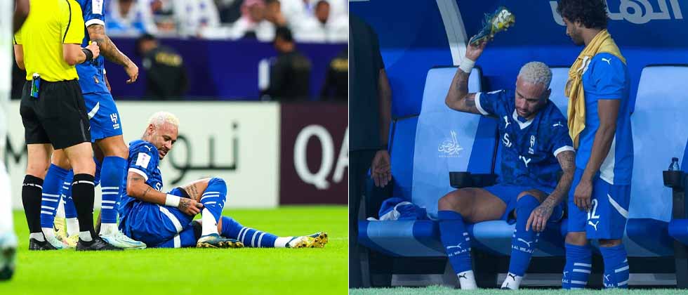 Neymar se vuelve a lesionar tras 27 minutos en el terreno de juego