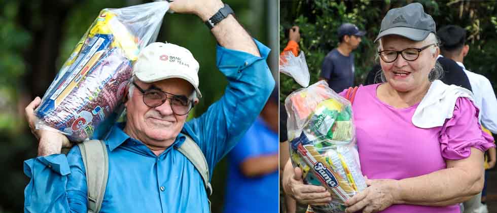 Continúa entrega de paquetes con alimentos a personas afectadas por la tormenta tropical Sara
