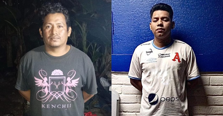 Cerco de Seguridad en San Marcos permite la captura de, el “Javi” y “Piter”, pandilleros de la MS
