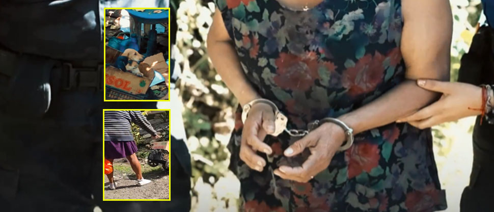 Capturan a mujer que aparecía en un video viral maltratando cachorros en Santa Ana