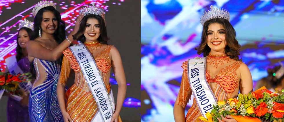Ella es María del Carmen la nueva Miss Turismo El Salvador 2024