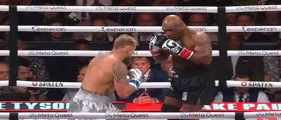 Jake Paul vence a Mike Tyson a sus 58 años